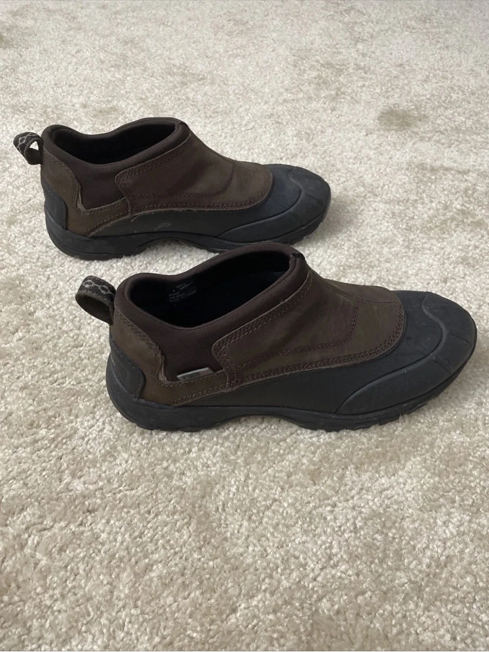 L.L. Bean Storm Chaser Slip On Duck Boots Men's 9 Waterproof TEK 2.5 -NO INSOLES